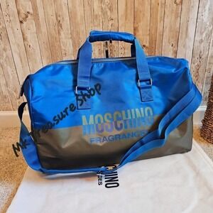 Moschino blue travel bag
